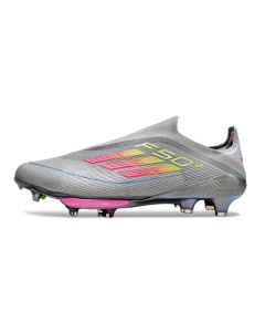 Chuteira de Campo ADIDAS F50+ Elite FG Cinza/Rosa