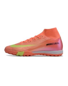 Chuteira Nike Air Zoom Mercurial Superfly 10 Elite Society Cosmic Speed 2 Laranja/Amarelo