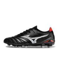 Chuteira De Campo Mizuno Morelia Neo IV Japan Preto/Vermelho/Branco