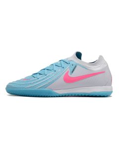 Chuteira Nike React Phantom GX II Elite Futsal Cinza/Azul