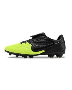 Chuteira de Campo Nike Premier III FG Preto/Amarelo