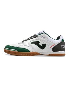 Chuteira Joma Top Flex Futsal Branco/Verde/Preto