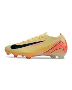 Chuteira de Campo NIKE Air Zoom Mercurial Vapor 16 Elite FG Mbappe Amarelo/Laranja