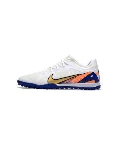 Chuteira Nike Air Zoom Mercurial Vapor 15 Pro Society Branco/Azul/Laranja