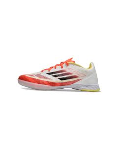 Chuteira ADIDAS F50 Pro Futsal Branco/Laranja