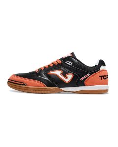 Chuteira Joma Top Flex Futsal Preto/Laranja