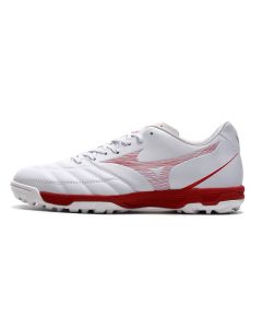 Chuteira MIZUNO Morelia TF KL II Society Branco Vermelho