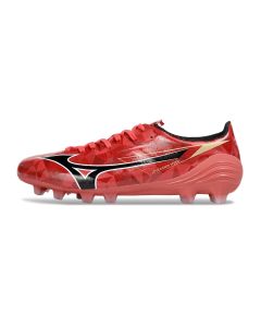 Chuteira Campo Mizuno Alpha II Made in Japan Ruby