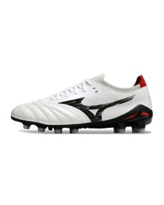 Chuteira De Campo Mizuno Morelia Neo IV Japan Branco/Preto/Vermelho