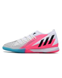 Chuteira ADIDAS Predator Edge.3 Futsal Rosa Branco