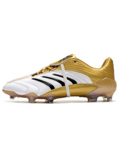 Chuteira de Campo ADIDAS Predator Mania Absolute FG Branco Dourado