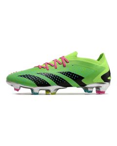 Chuteira de Campo ADIDAS Predator Accuracy.1 Low FG Verde/Rosa