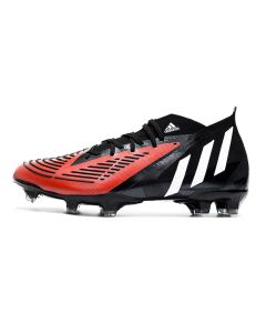 Chuteira de Campo ADIDAS Predator Edge.1 FG Preto/Vermelho