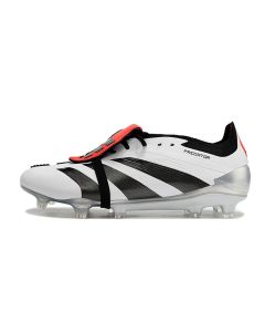 Chuteira de Campo ADIDAS Predator+ Elite FG Branco/Preto