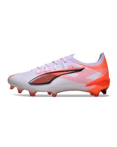 Chuteira de Campo Puma Ultra 5 Ultimate FG Branco/Laranja/Preto