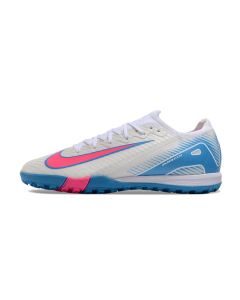 Chuteira Nike Air Zoom Mercurial Vapor 16 Pro Society Branco/Azul/Rosa