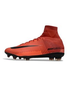 Chuteira de Campo NIKE Mercurial Superfly 5 FG Vermelho/Preto