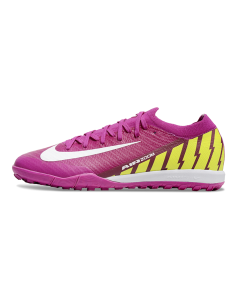 Chuteira Nike Air Zoom Mercurial Vapor 16 Pro Society Rosa/Amarelo/Branco