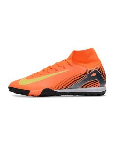 Chuteira Nike Air Zoom Mercurial Superfly 10 Elite Society Laranja/Amarelo