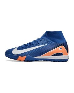 Chuteira Nike Air Zoom Mercurial Superfly 10 Elite Society Azul/Branco/Laranja