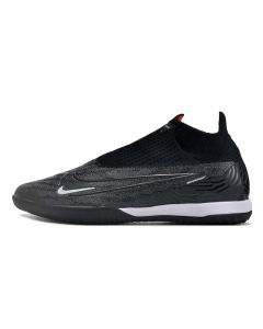 Chuteira Nike React Phantom GX Elite DF Futsal Preto/Laranja