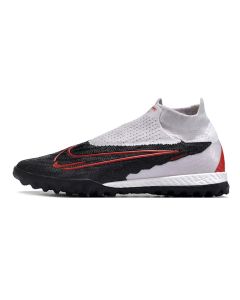 Chuteira Nike React Phantom GX Elite DF Society Preto/Vermelho