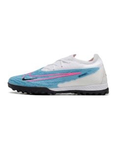 Chuteira Nike React Phantom GX Elite Society Azul/Branco/Preto