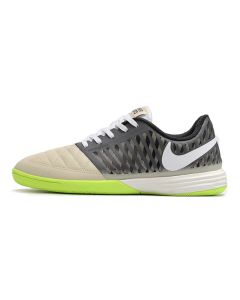 Chuteira NIKE Lunar Gato II Futsal Cinza/Verde/Bege