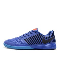 Chuteira NIKE Lunar Gato II Futsal Azul/Laranja