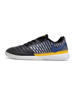 Chuteira NIKE Lunar Gato II Futsal Preto/Azul/Amarelo