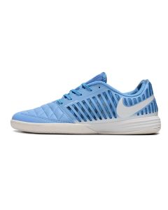 Chuteira NIKE Lunar Gato II Futsal Azul/Branco