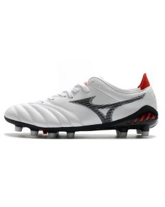 Chuteira de Campo Mizuno Morelia Neo 3  FG Branco Preto