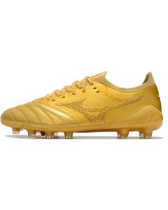 Chuteira de Campo Mizuno Morelia Neo 3 β Made In Japan FG Dourado