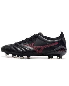 Chuteira de Campo Mizuno Morelia Neo 3 FG Preto/Vinho