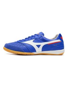 Chuteira MIZUNO Morelia Sala Futsal Branco Azul