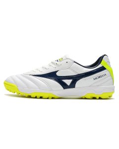 Chuteira MIZUNO Morelia TF AS II Society Branco Amarelo