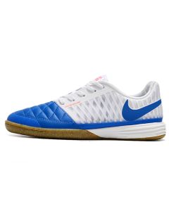 Chuteira NIKE Lunar Gato II Futsal Azul Branco