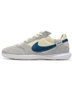 Chuteira NIKE Street Gato Futsal Bege Azul