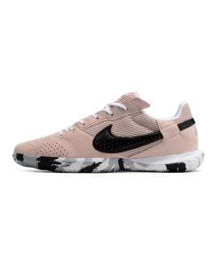 Chuteira NIKE Street Gato Futsal Cinza Rosa Bege/Preto