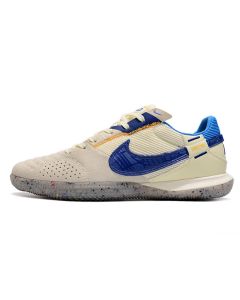 Chuteira NIKE Street Gato Futsal Bege/Azul