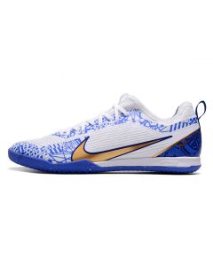 Chuteira Nike Air Zoom Mercurial Vapor 15 Pro Futsal CR7 Azul Branco