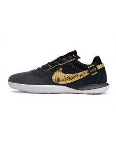 Chuteira NIKE Street Gato Futsal Preto/Dourado