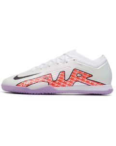 Chuteira Nike Air Zoom Mercurial Vapor 15 Elite Futsal Branco Roxo