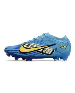 Chuteira de Campo NIKE Air Zoom Mercurial Vapor 15 Elite FG Mbappe Azul/Amarelo