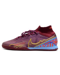 Chuteira NIKE Air Zoom Mercurial Superfly 9 Elite Futsal Mbappe Vinho