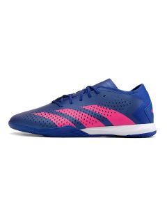 Chuteira ADIDAS Predator Accuracy.3 Low Futsal Pogba Azul/Rosa