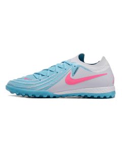 Chuteira Nike React Phantom GX II Elite Society Azul/Rosa