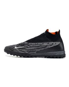 Chuteira Nike React Phantom GX Elite DF Society Preto/Laranja