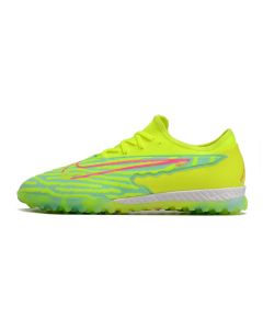 Chuteira Nike React Phantom GX Pro Society Verde/Amarelo