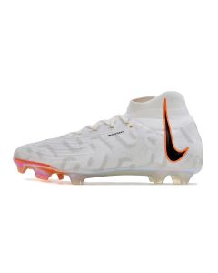 Chuteira de Campo NIKE Phantom Luna Elite FG Branco/Laranja